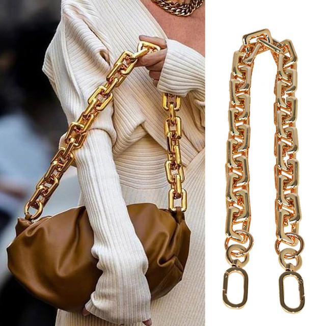 Silver Gold 40cm 60cm Acrylic Purse Chain Strap Handbag Handles Diy Purse  Replacement Chain For Shoulder Bag Handbags Straps - AliExpress